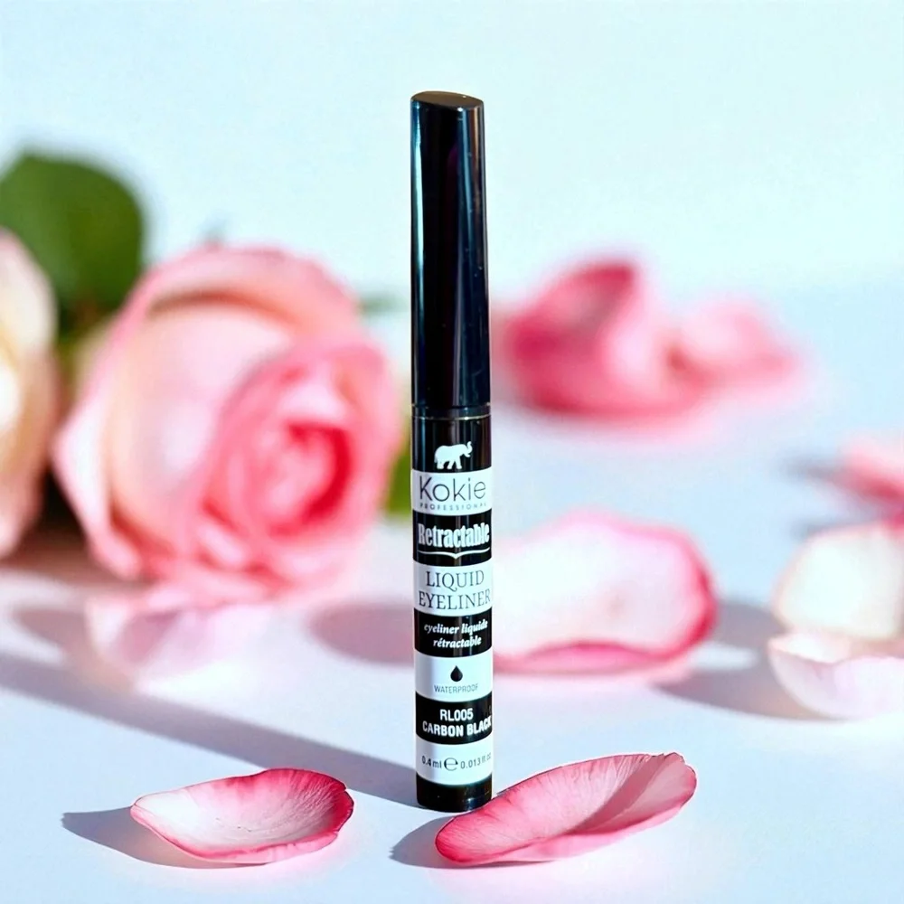 💎 Kokie Retractable Liquid Eyeliner in Color Carbon Black New Full-Size